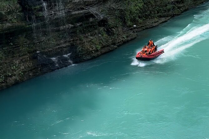 2-Hours Shared Wild Vjosa Jet Adventure - Rock jumps and the choice to stay cautious