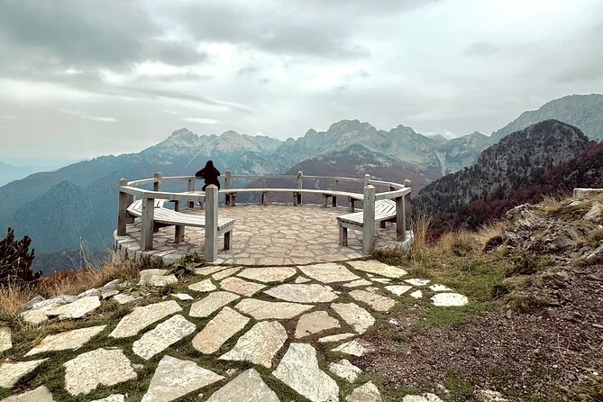 Albanian Alps Off-Road Adventure :Boge & Theth 1 Day - Theth church and the village’s stone buildings