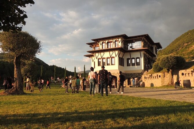Berat wine Tour Guided Winery Tour with Transfers and Tastings - Leaving Berat in an air-conditioned vehicle