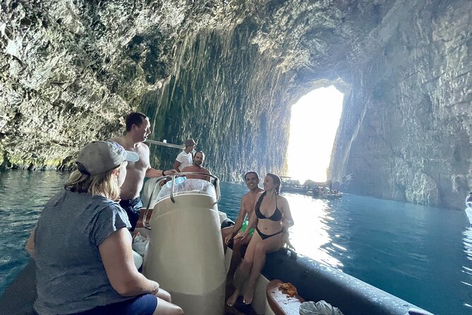 Boat Trip to Haxhi Ali Cave & Karaburun Peninsula - Two hours at a beach with a private restaurant