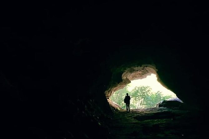 Cave of Pellumbas, Canyons & Castles hiking tour includes lunch - Inside the Black Cave