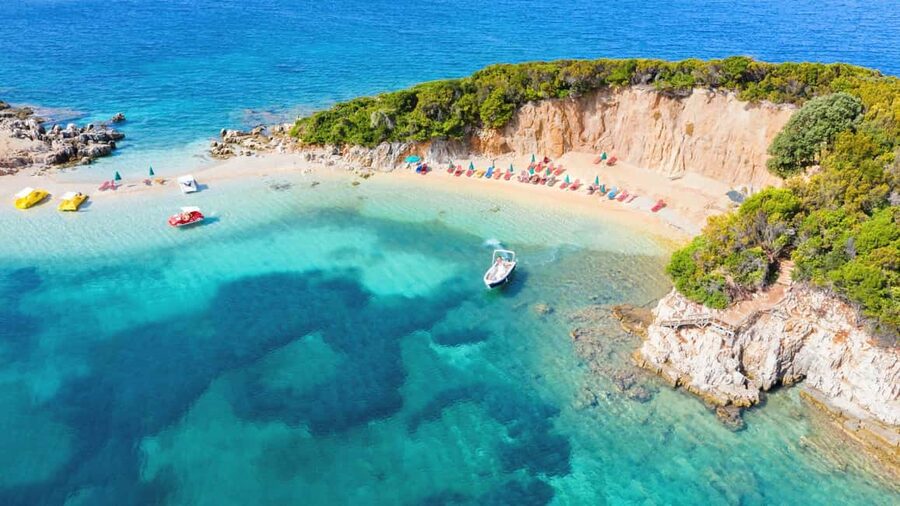 From Durres: Saranda, Blue Eye, Ksamil Islands Boat Tour - Saranda Bay, Corfu Views, and a Castle Stop