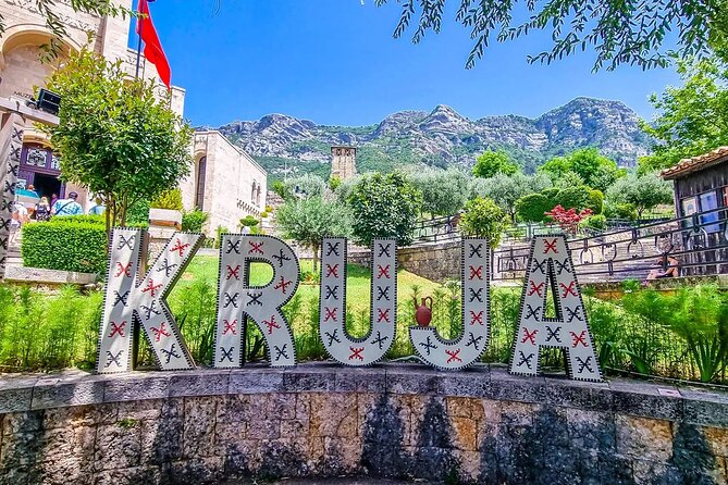From Tirana and Durres, Kruja Old Bazaar and Castle Day Tour - At Kruja Castle with Skanderbeg
