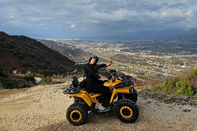 Guided Quad Biking Tour and Zipline in Tirana - Ziplining near a hilltop fortress