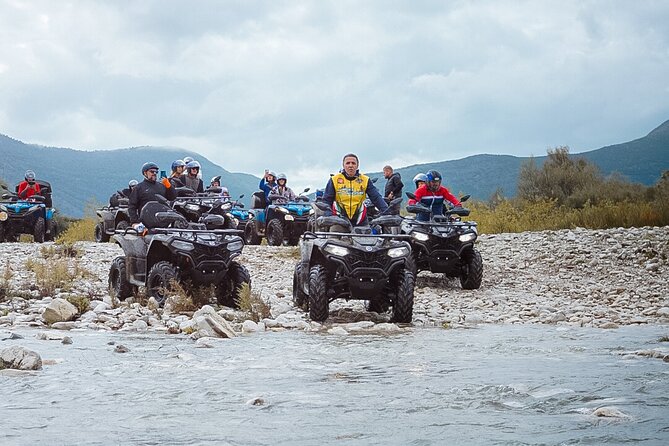 Half day Quad Adventure at Vjosa National Park in Permet - Learning the controls before the countryside