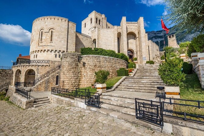 Kruja Castle ,Sari Salltik & Durrës fromTirana - Durrës, from Roman amphitheater to seafront