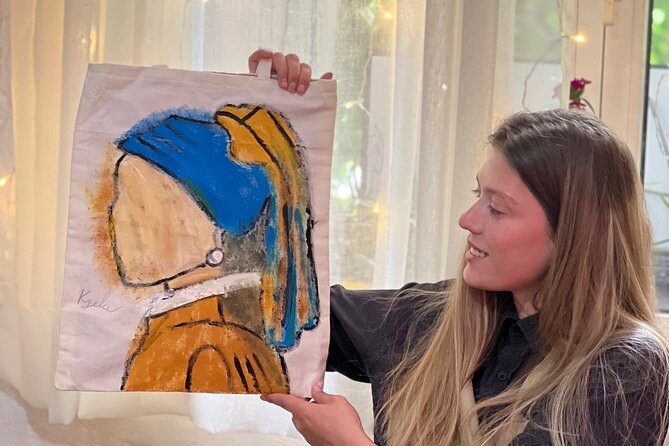 Painting on Tote Bags Workshop with Welcome Drink - A creative break in the middle of Tirana