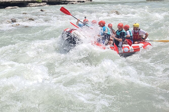 Rafting Tour in Vjosa Wild River National Park - Badlonjë rapid and the calmer stretches