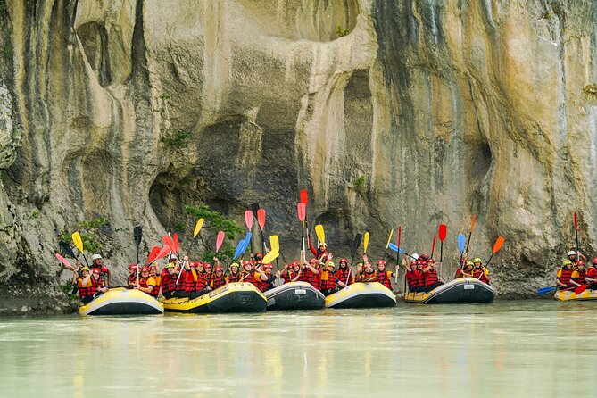 Rafting Vjosa River Gjirokastër Albania ARG - Entering Langarica Canyon