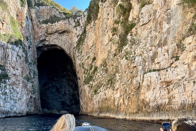 Secret Blue Gem Cave & Grama Bay Boat Tours Vlore - Dafina Cave, blue water, and time to swim