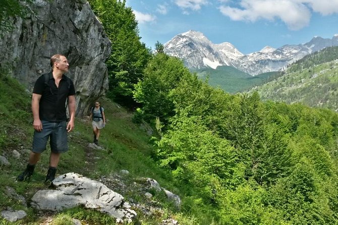 Semi-Private Hiking Tour; Theth, Valbona & Koman Lake in 3 Days - Day two: crossing the Valbona Pass