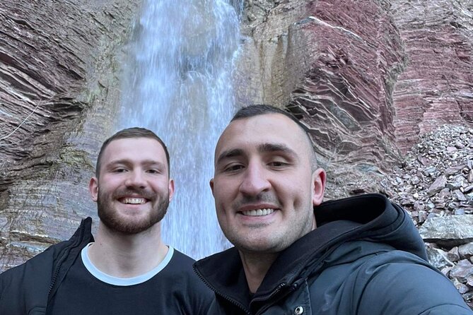 Shen Gjergji Waterfall & Tirana Sunset Included Dinner - Walking into Shëngjergji Waterfall