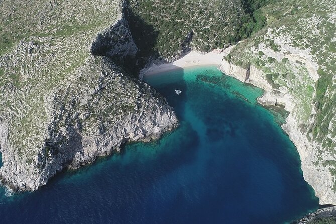 Speed Boat Tour to Vlore's Secret Blue Cave at Grama Bay - Smuggler’s Bay offers a quick look at the canyon