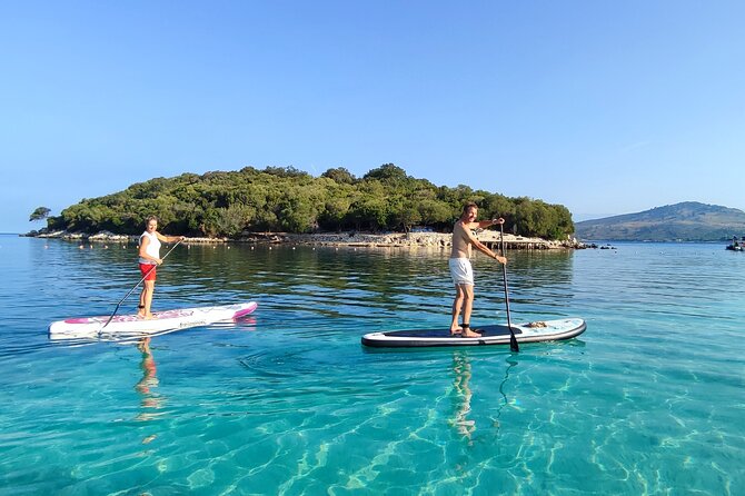 Stand Up Paddle-boarding around Ksamil islands (3 times a day) - Meeting Ari and learning the basics