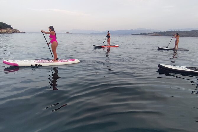 Stand Up Paddle-boarding around Ksamil islands (3 times a day) - The guide makes the difference for first-timers