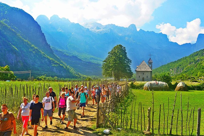 Theth Albania Jeep Day Tour - Grunas Waterfall takes the first walking hour