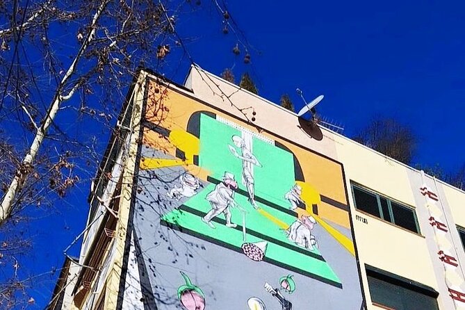 Tirana: Street Art & Modern Architecture Tour - Street art hiding in ordinary details