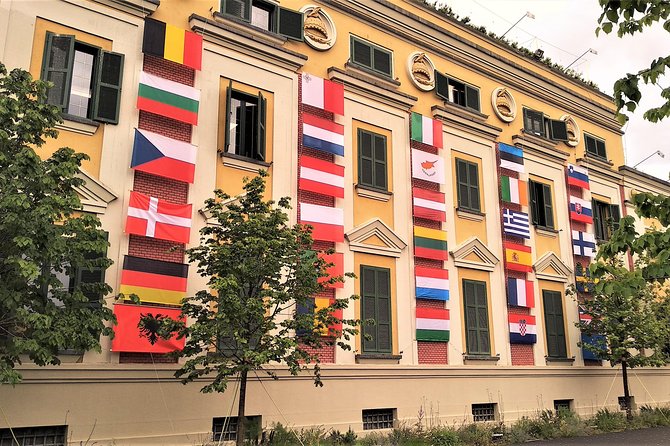 Tirana Walking Tour, Extra Virgin Olive Oil and Raki Tasting - The Pyramid and Tirana’s communist memory
