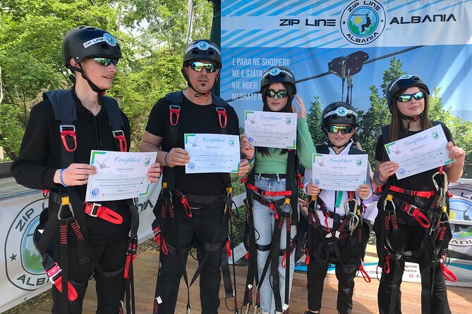 Tirana Zipline Adventure in Petrelë – Albania’s First Zipline - The 1,250-meter flight above the Erzen River