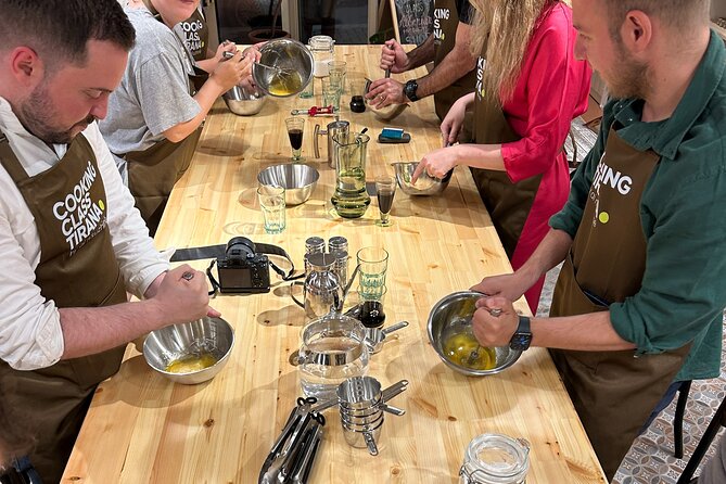 Traditional Albanian Cooking Class in Tirana with Raki Tasting - Learning pershesh with village chicken