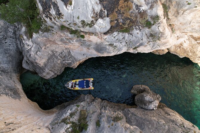 Vlore Private Boat Tour Blue Cave & Grama Bay Adventure - Grama Bay is where the day slows down