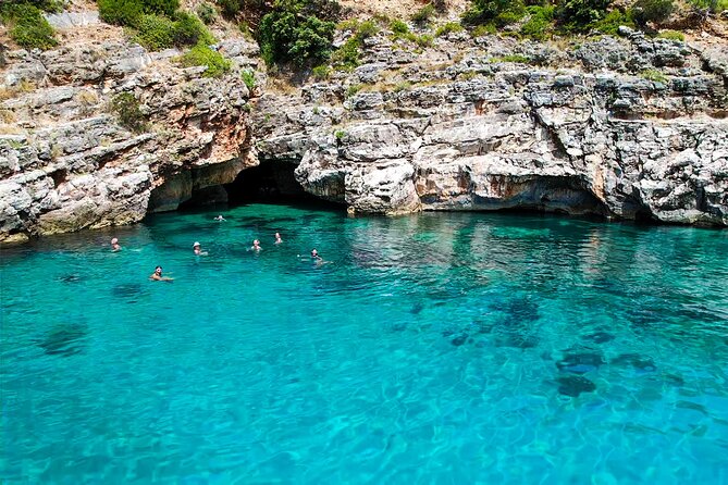 Vlore Speedboat Tour to Dafina Bay & Haxhi Ali Cave - A Walk Leads to Gjiri i Shën Vasilit