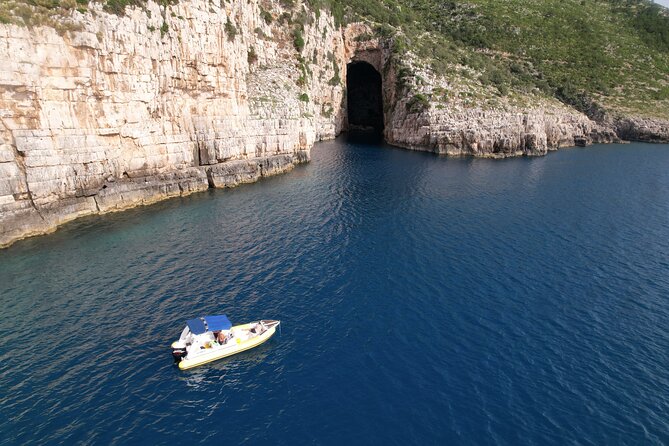 Vlore Speedboat Tour to Sazan Island & Haxhi Ali Cave - St. Koli Bay requires a little effort